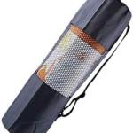 M D Stay Fit MD Nylon Mesh Bag Breathable Adjustable Yoga Gym Carry Strap Portable Black