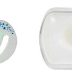 1x Orthodontic Silicone Soother Night/Day 12m+ & Storage Box