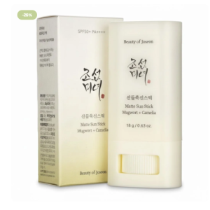 صن ستيك مطفي بيوتي أوف جونسون بالشيح والكاميليا (18 جم) | Beauty of Joseon Matte Sun Stick