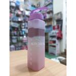 Acrylic Sports Water Bottle - 1 Liter - Gradient Grey