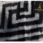 Light Blanket Printed French Design (Grey), 1.7KG