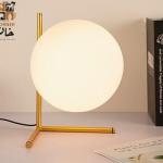 Table Lamp Glass & Steel 024587