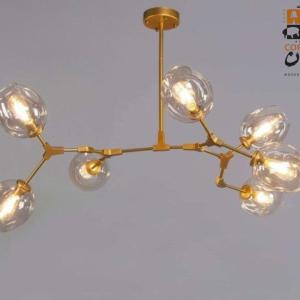 Ceiling Lamp Gold-80x40cm