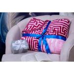 Light Blanket Printed French Light Design (Cashmere), 1.7KG