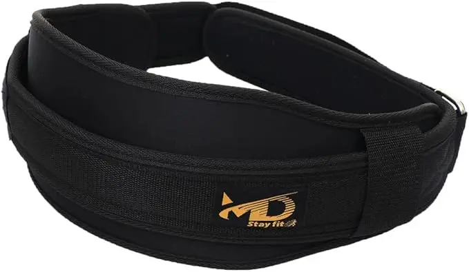MD Stay Fit Fabric Gym Weight Lifting Belt