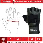 MD Stay Fit Premium Leather Workout Gloves for Men & Women - Weight Lifting, Gym, Cycling Gloves