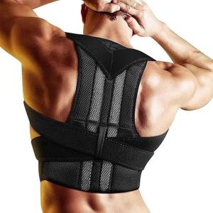 MD STAY FIT Adjustable Back Brace Posture Corrector Shoulder Lumbar Spine Posture Corrector Belt for Men Women Adjustable Corset