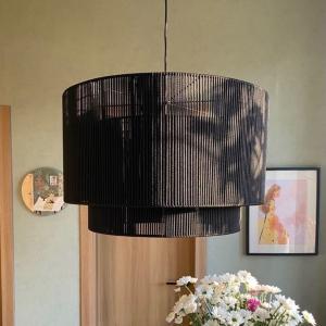 Macrame ceiling lamp- 45CM