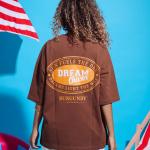 Brown Dream Chaser Oversized T-Shirt