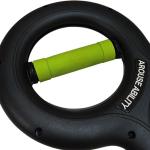 MD Stay Fit Double Rest 20kg Hand Grip Strengthener, Black and Green Foam Handles, Arouse Ability Super Arms Fitness Equipment