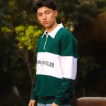 Green Humble Hustler Half Zip Sweatshirt