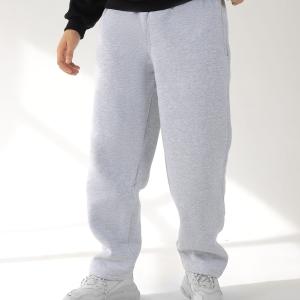 Gray Straight Sweatpants