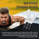 MD Stay fit® Breathing Trainer, Portable Lung Trainer, Anti-Breath Trainer for Oral and Muscle Exercise, Daily Fitness Training, Easy to Clean Design