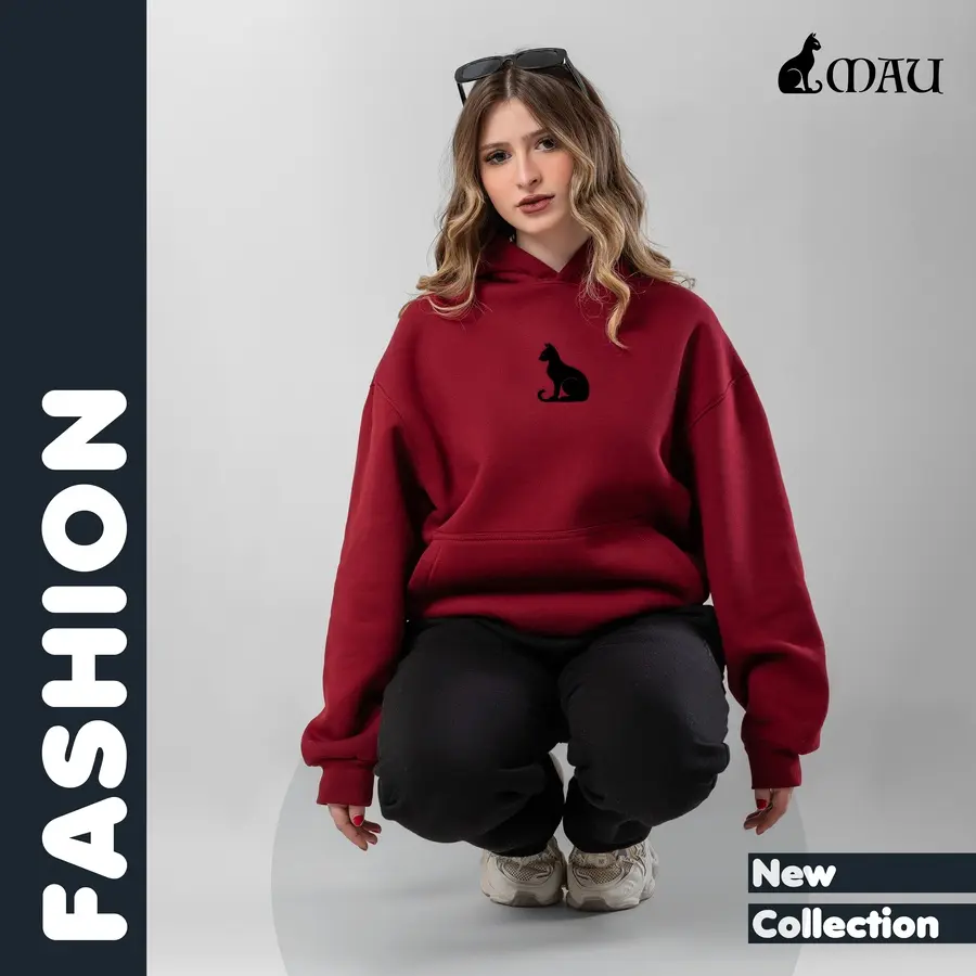 Hoodie مش مجرد هودي… ده راحة طول اليوم. قطن 100% ميلتون كومباكت تقيل وثابت، ضد الوبرة والانكماش. ✔ ضمان سنة ✔ معاينة قبل الاستلام ✔ دفع عند الاستلام أو فيزا