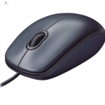 Logitechآ® Corded Mouse B100 - Business - USB - BLACK" )