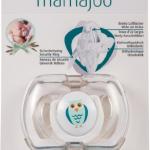 MAMAJOO 1x ORTHODONTIC SILICONE SOOTHER OWL 0M+ & STORAGE BOX