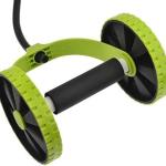 M D Stay Fit MD Abdominal Wheel Body Building Revoflex Extreme Double Wheels Pull Rope Abdominal Exercise Wheel for Abdominal Workout Gym