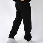 Black Straight Sweatpants