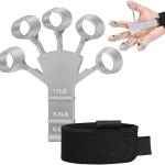 M D Stay Fit MD Hand Grip Strengthener - Adjustable Finger Stretcher for Rock Climbing, Hand Therapy, Arthritis Pain Relief, Carpal Tunnel