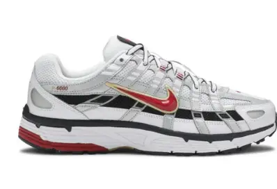 Nike P-6000 'Metallic Silver Red'