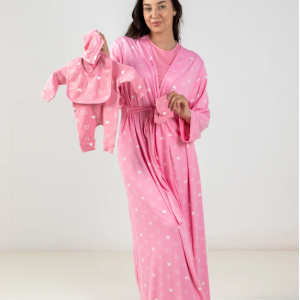 Pink Butterfly Mom & Matching Baby Set