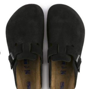 Birkenstock Boston Soft Footbed Black