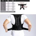 MD STAY FIT Adjustable Back Brace Posture Corrector Shoulder Lumbar Spine Posture Corrector Belt for Men Women Adjustable Corset