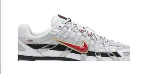 Nike P-6000 'Metallic Silver Red'