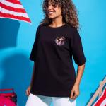 Black No Stress Oversized T-Shirt