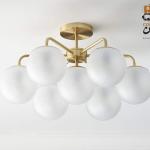 Metal Ceiling lamp-Gold