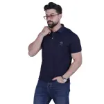 Navy Pique Polo