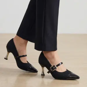 Classic Strap Elegance Heels C-87