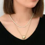 Heart Necklace Stainless Steel Pure - H-9