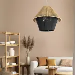 Macrame ceiling lamp-40cm
