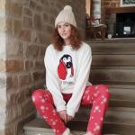 white&pink pyjama set