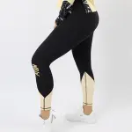 Printed Women's Black Leggings