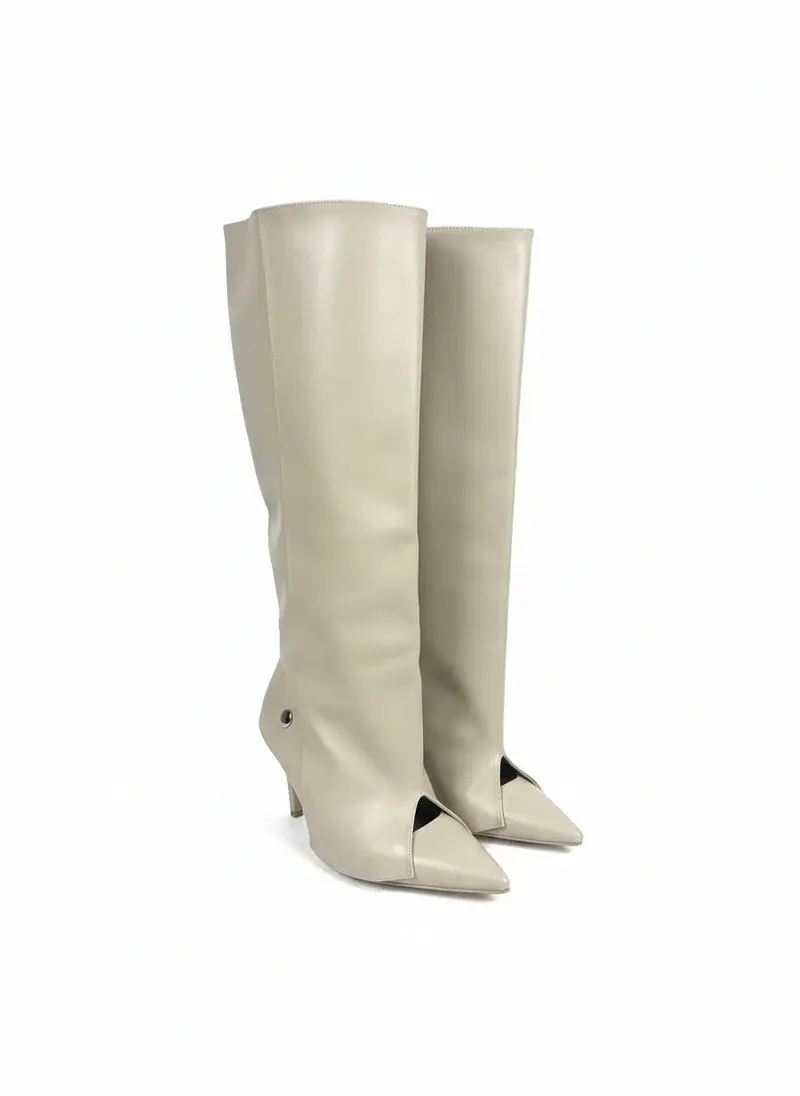 Elegance Leather Boots R-888