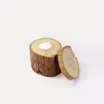 Natural Wooden Candle Holder – A Warm Touch of Nature for Elegant Spaces