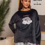 black&gray pyjama set