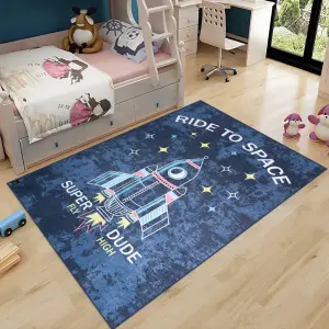 Space Kids Kids Digital Carpet