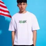 White Blessed Oversized T-Shirt