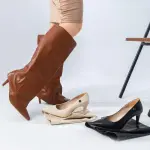 HEELS BOOT LEATHER CLASSIC B-36
