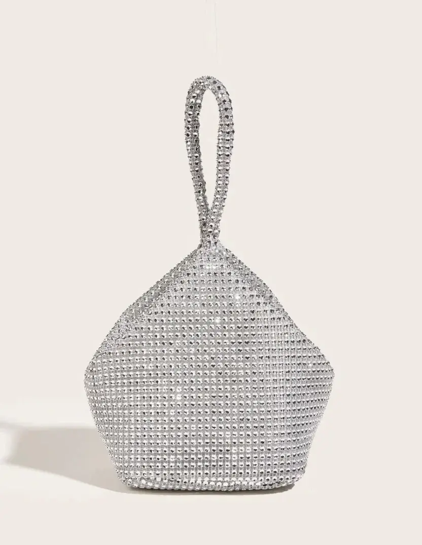 Silver Avara Clutch