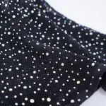 Star Glitter See Through Strapless Crystal Mesh Lingerie