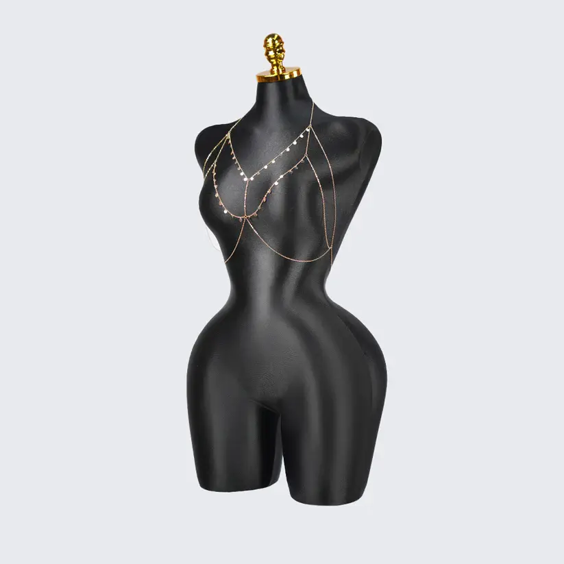 Shimmering Seductive Body Chain