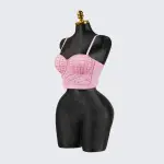 Pearl-Embellished Bustier