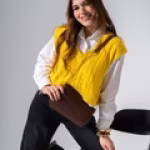 Asymmetric Flap Crossbody-brown