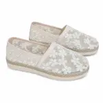 Embroidered Lace Ballerina Flats BN-62