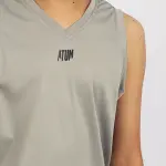 Basic Vneck Gray Tank Top