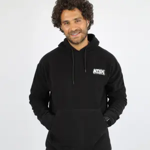 Men's Oversize Black Hoodie